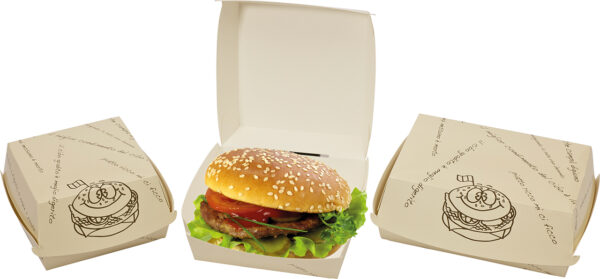 Packaging imballaggio contenitori alimentari fast food contenitori carta box panino Roma Italia